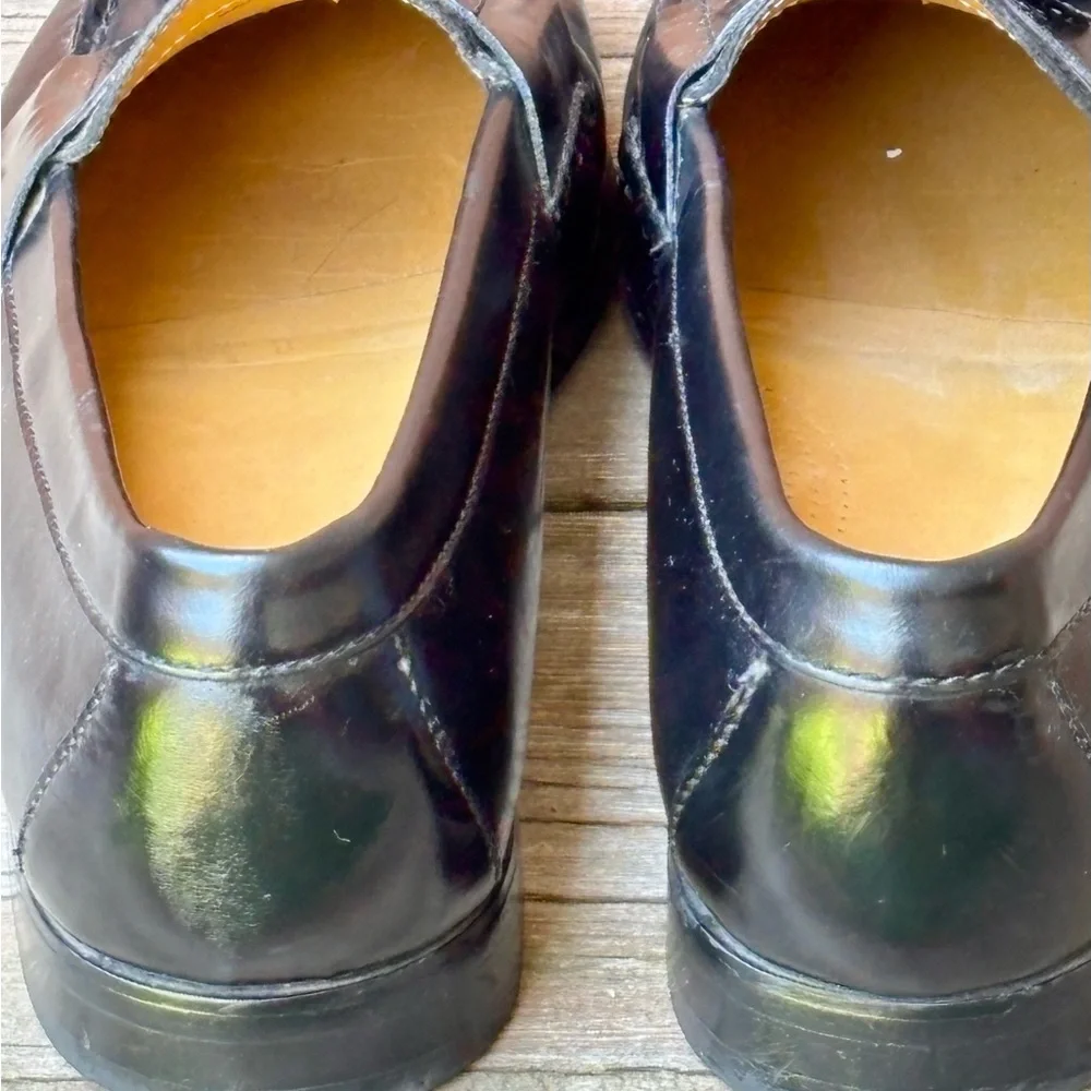 Cole Haan Mens Tassel Comfort Leather Black Loafers Shoes 10.5D - Picture 4 of 8